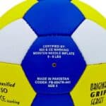 Сшитый вручную футбольный мяч REAL MADRID с пятью слоями подкладки