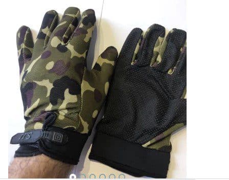 Тактические перчатки 5.11 камуфляж, размеры L и XL