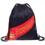 Чорно-червоний рюкзак-мішок ARSENAL з поліестеру, розмір 37×46 см