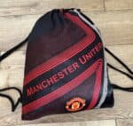 Рюкзак-мешок AC MANCHESTER UNITED черно-белый с красными деталями, полиэстер