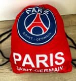Рюкзак-мішок PSG синьо-червоного кольору для перенесення та зберігання речей