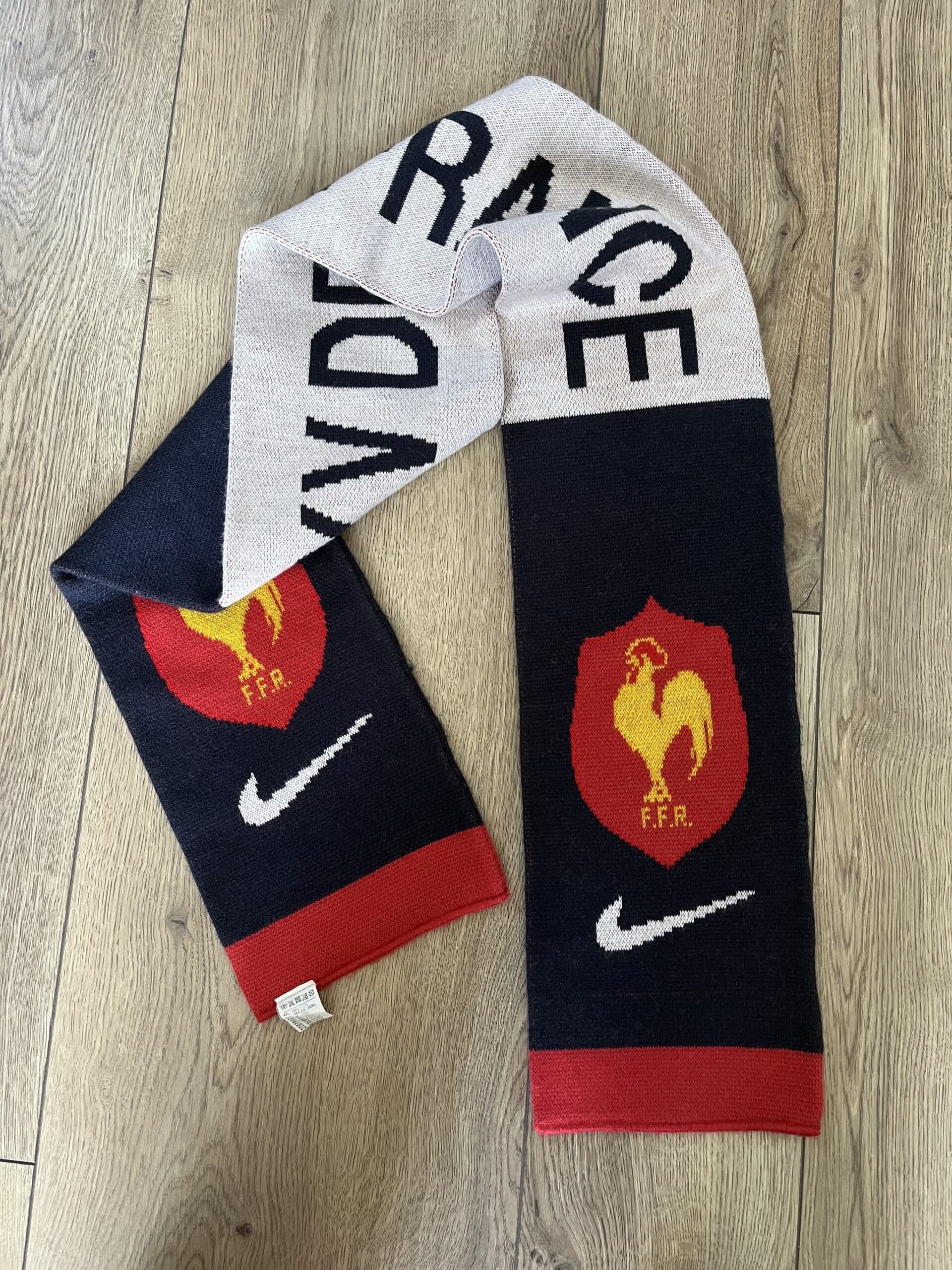 Шарфик для вболівальників Nike з вовни, теплий шарф розміром 150×16 см
