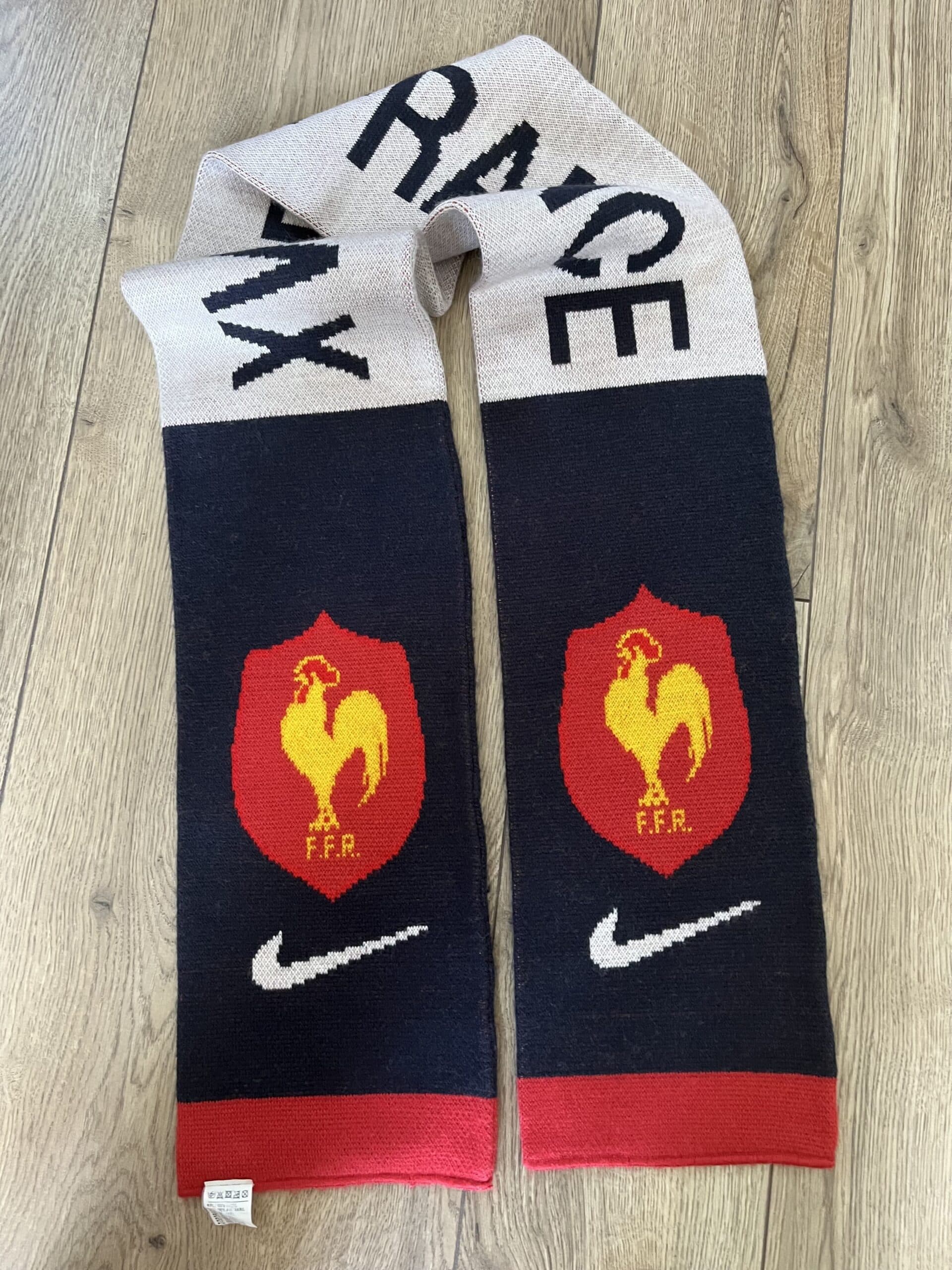 Шарфик для вболівальників Nike, вовняний, теплий аксесуар розміром 150×16 см