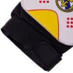 Юниорские перчатки вратаря REAL MADRID с защитой ладони и пальцев, черно-красные