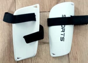 Резинки-липучки, держатели щитков футбольных (детских), цвет - чёрный