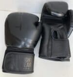 Чорні боксерські рукавички Zelart на липучці, 10–12 унцій, для тренувань