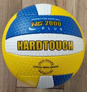 Волейбольный мяч HARD TOUCH VB, размер №5, из PU, сине-желто-белый