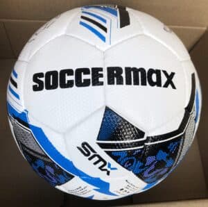 Мяч футбольный CRYSTAL SOCCERMAX  бело-синий №5 PU