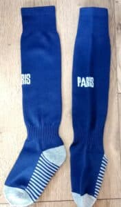 Дитячі футбольні гетри PSG Home 2025, темно-синій колір, розмір 27–35