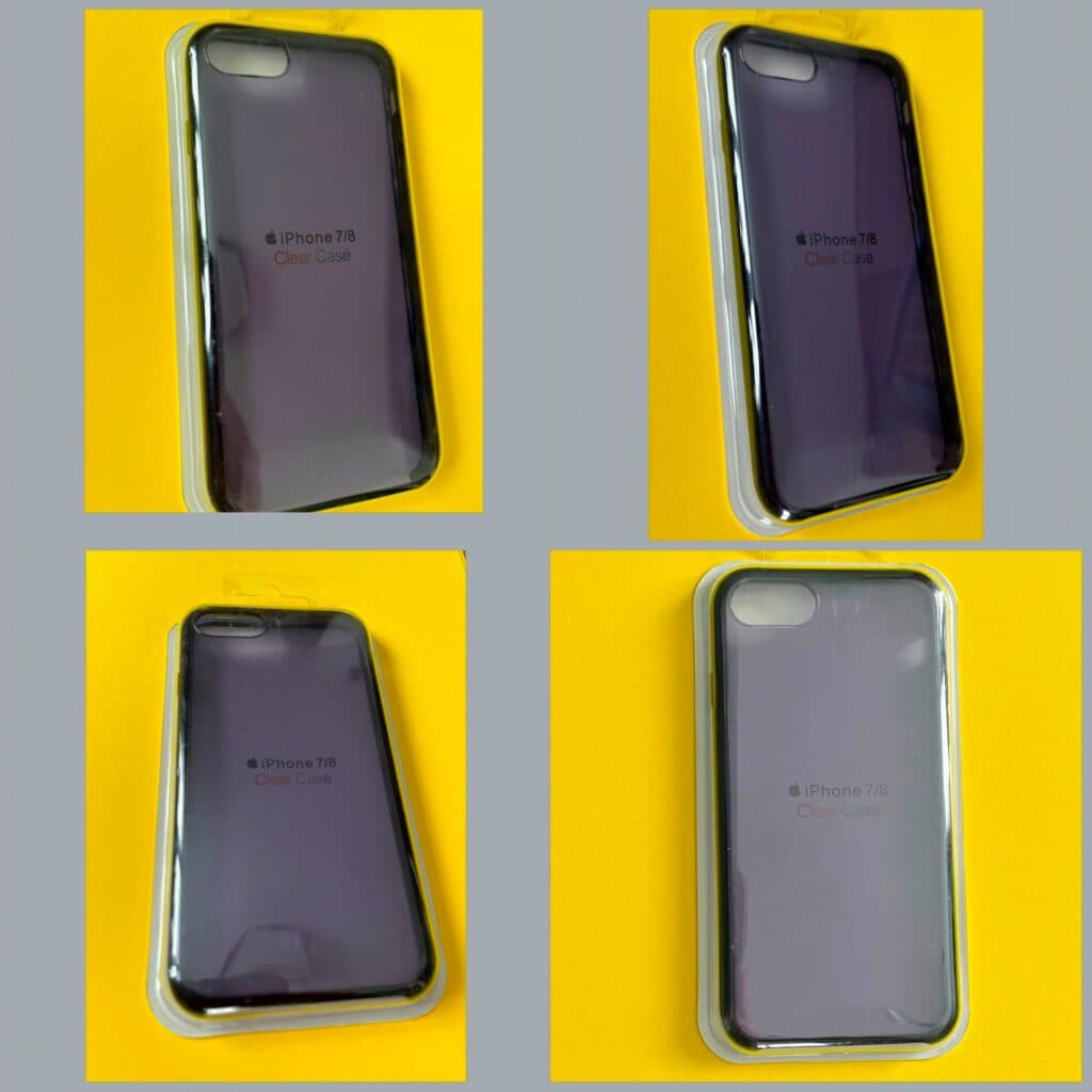 Прозрачный ударопрочный чехол для iPhone 7 и 8, молочный цвет