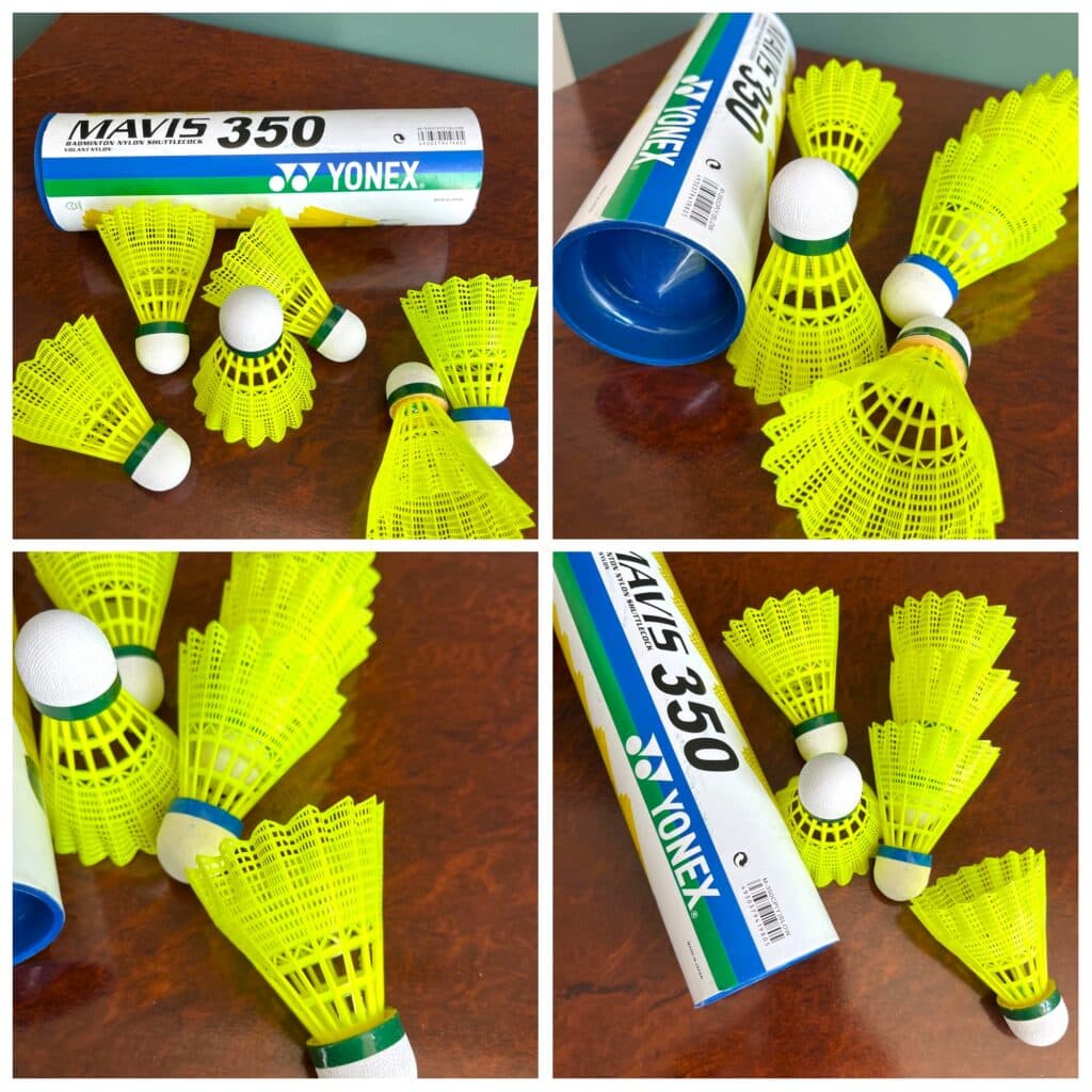 Волан для бадминтона нейлоновый Yonex "Mavis 500", цвет-жёлтый ( цена за 1 шт. )