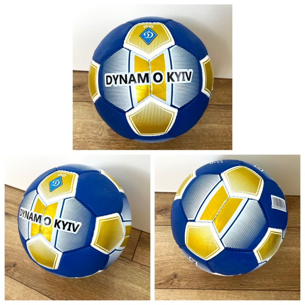 Мяч футбольный BALLONSTAR DYNAMO KYIV,размер №5, PU, цвет синий-желтый-белый