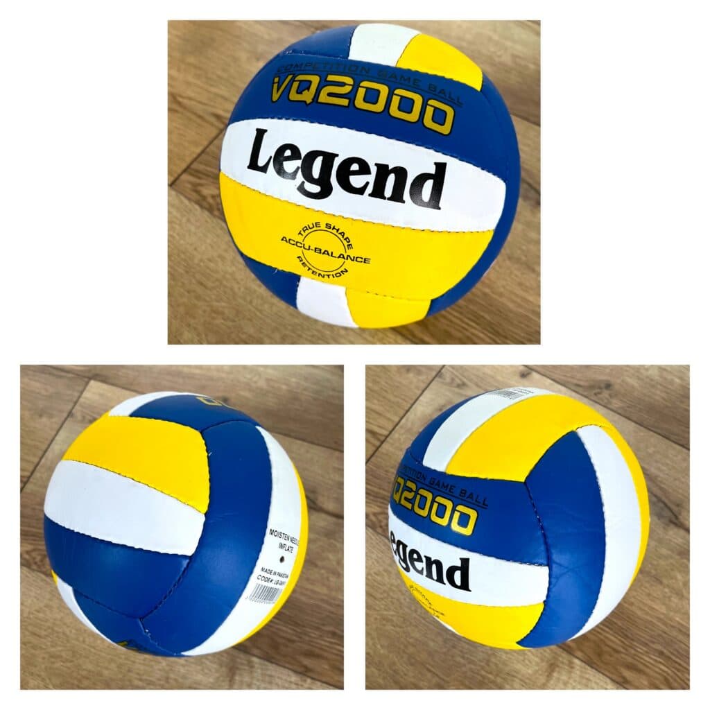 Волейбольний м'яч LEGEND, розмір №5, PU, колір синьо-жовто-білий