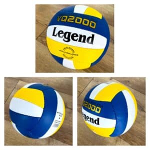 Мяч волейбольный LEGEND-91, размер №5, PU, цвет синий-желтый-белый