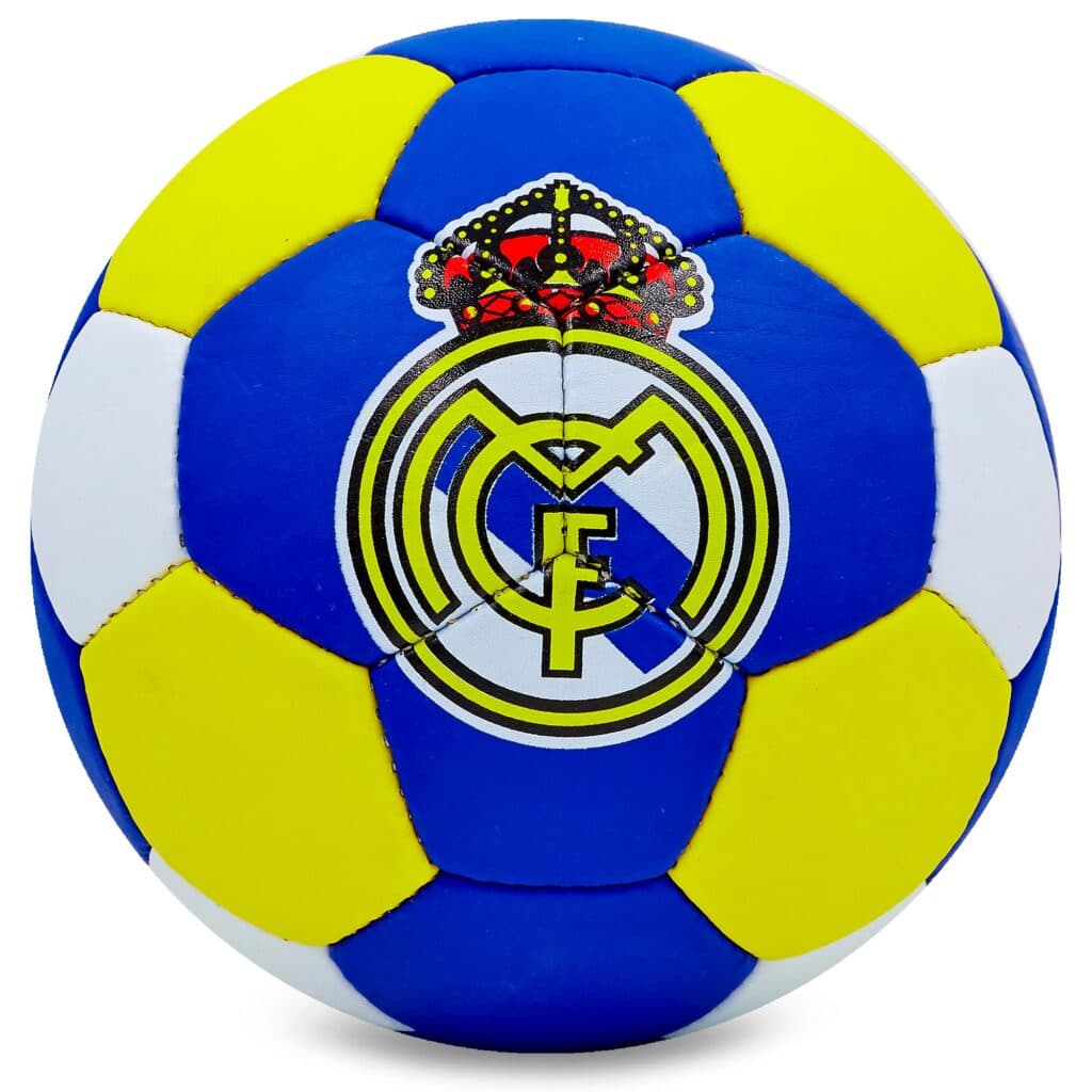 Футбольний м'яч REAL MADRID розмір №5, полівінілхлорид і латекс