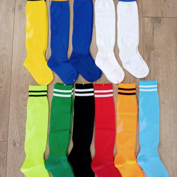 Гетри футбольні дитячі ТОНКІ, розмір 27-34, кольори в асортименті