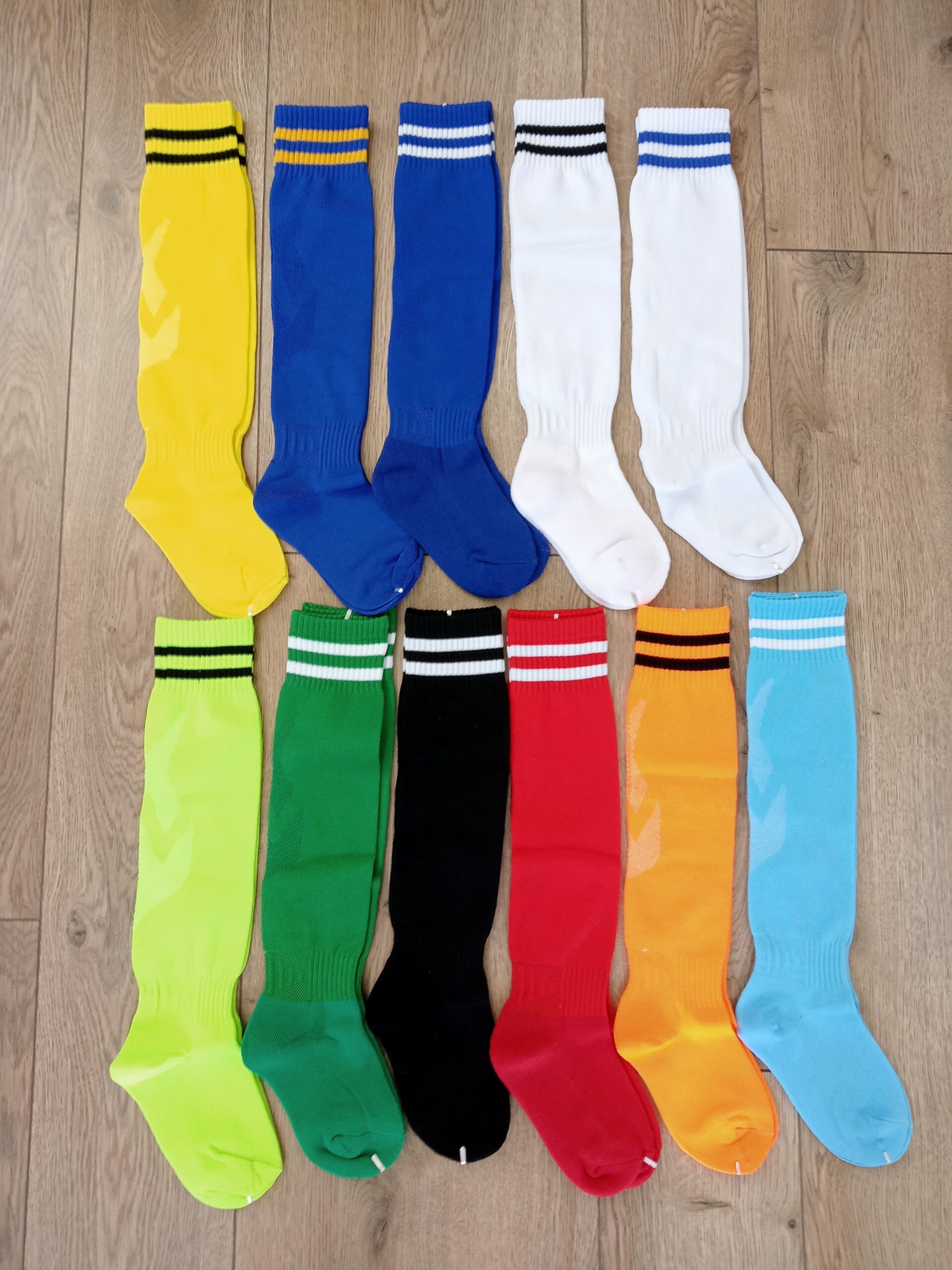 Гетри футбольні дитячі ТОНКІ, розмір 27-34, кольори в асортименті