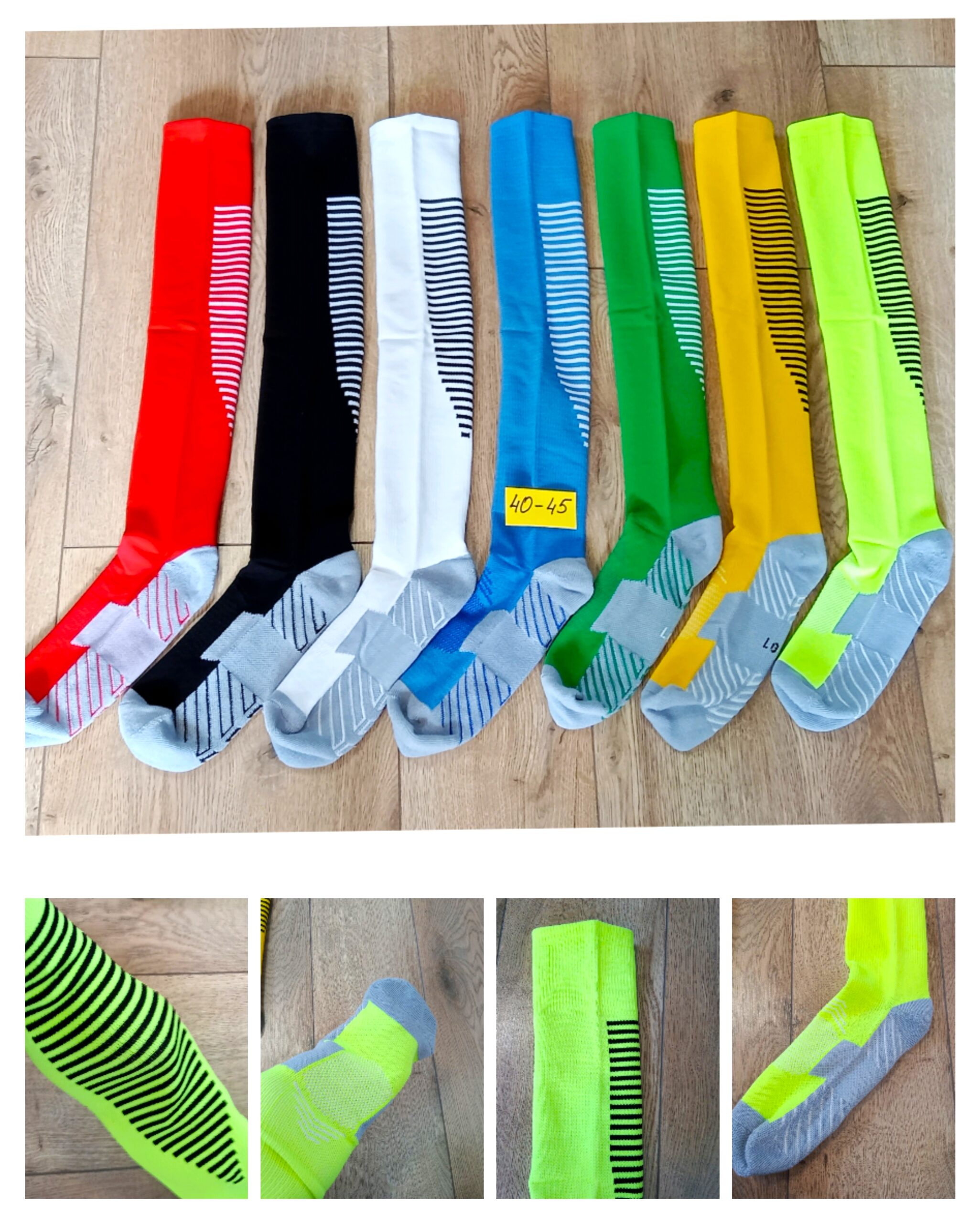 Гетри футбольні розмір 40-45 кольори в асортименті