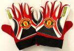 Рукавички воротарські дитячі MANCHESTER розмір 5-8 червоний-білий