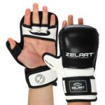 Перчатки для смешанных единоборств ZELART M-XL ,чёрные
