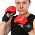 Рукавички для змішаних єдиноборств ZELART M-XL,чорні