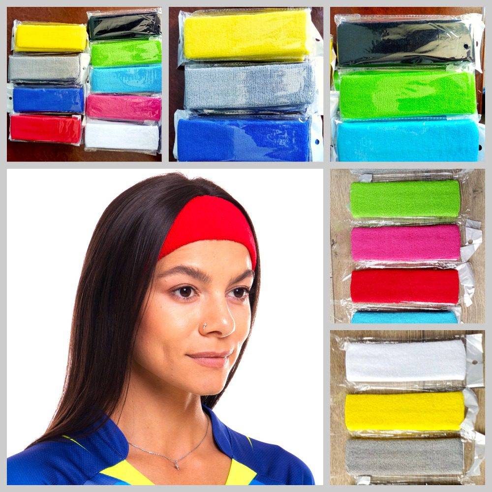 Пов'язка на голову бавовна-еластан (тонка) кольору в асортименті