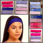 Повязка на голову хлопок-эластан (тонкая) цвета в ассортименте