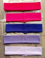 Повязка на голову хлопок-эластан (тонкая) цвета в ассортименте