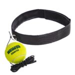 Теннисный мяч на резинке Fight Ball  салатовый( на голову) пневмотренажёр (в сборе)