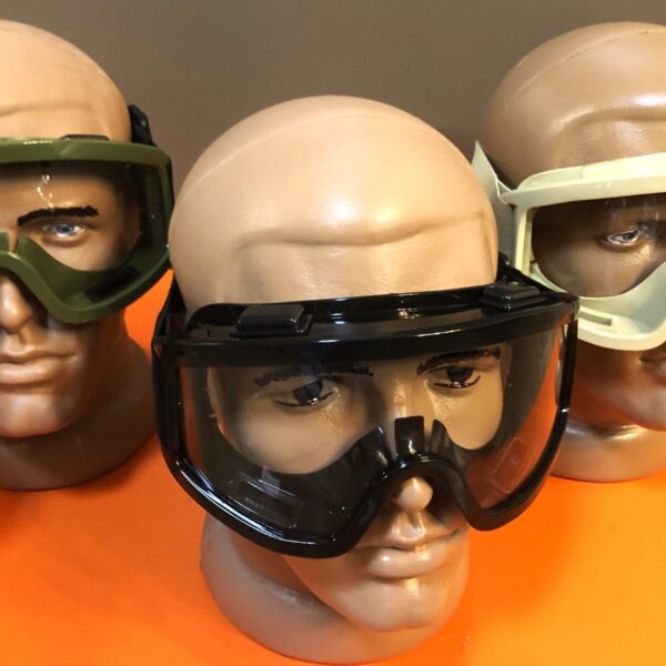 Защитные очки-маска ,цвет - оливковый