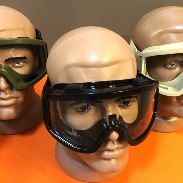 Защитные очки-маска ,цвет - оливковый