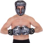 Рукавички боксерські 8-14 унцій, колір чорний-сірий