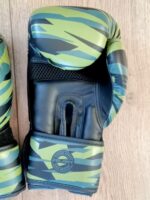 Перчатки боксерские Zelart камуфляж хаки 10-12 унций