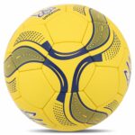 Мяч футбольный UKRAINE BALLONSTAR жёлто-голубой №5 PU сшит вручную