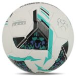 Мяч футбольный CRYSTAL SOCCERMAX №5 PU, бело-мятный