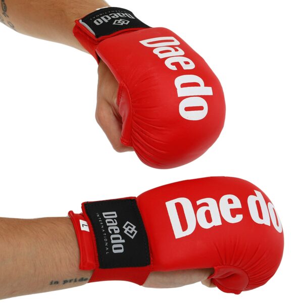 Накладки (перчатки) для карате DAE DO размеры S-L, цвет - синий