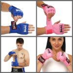 Рукавички-бинти внутрішні гелеві з поліестеру TWINS, розмір SL, колір рожевий