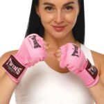 Рукавички-бинти внутрішні гелеві з поліестеру TWINS, розмір SL, колір рожевий