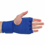 Перчатки-бинты внутренние гелевые из полиэстера TWINS,размер S-XL, цвет-синий - размер L