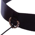 Тенісний м'яч на гумці Fight Ball (на голову) пневмотренажер, у зборі (чорно-жовтогарячий)