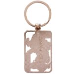 Брелок "Карта України" (карта ПЛОСЬКА, у прямокутнику)