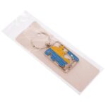 Брелок "Карта України" (карта ПЛОСЬКА, у прямокутнику)