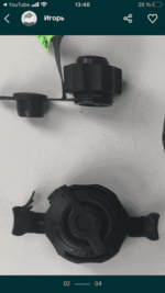 Клапан (в сборе) для надувного матраца  INTEX (большой) (d=43мм)