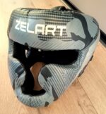 Шолом боксерський з повним захистом Zelart, розмір SL, колір - чорний
