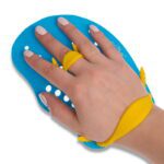 Лопатки для плавання гребінні SP-Sport, розміри S, M, колір - рожевий