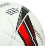 М'яч футбольний HYBRID SOCCERMAX, розмір №5, матеріал PU, білий-червоний