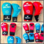 Накладки (перчатки) для карате MATSA, размеры S-XL, цвет синий