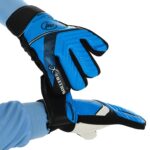 Рукавички воротарські SOCCERMAX дитячі, розміри 5-7, колір оранжево-чорні