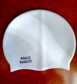 Шапочка для плавания силиконовая увеличенного объема MadWave MULTI BIG чёрная