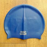 Шапочка для плавания силиконовая увеличенного объема MadWave MULTI BIG чёрная